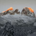 Canvas Standard "Sassolungo Invernale"